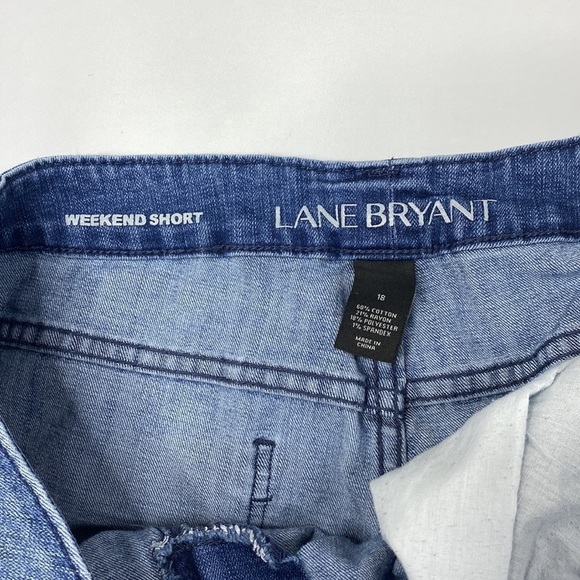 Lane Bryant Weekend Shorts Raw Hem Distressed Size 18 - Picture 6 of 8